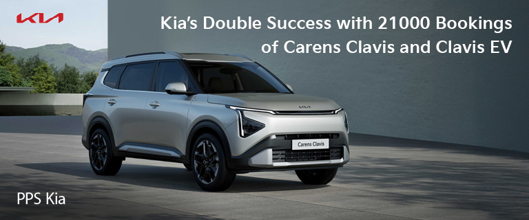 Kia’s Double Success with 21000 Bookings of Carens Clavis and Clavis EV